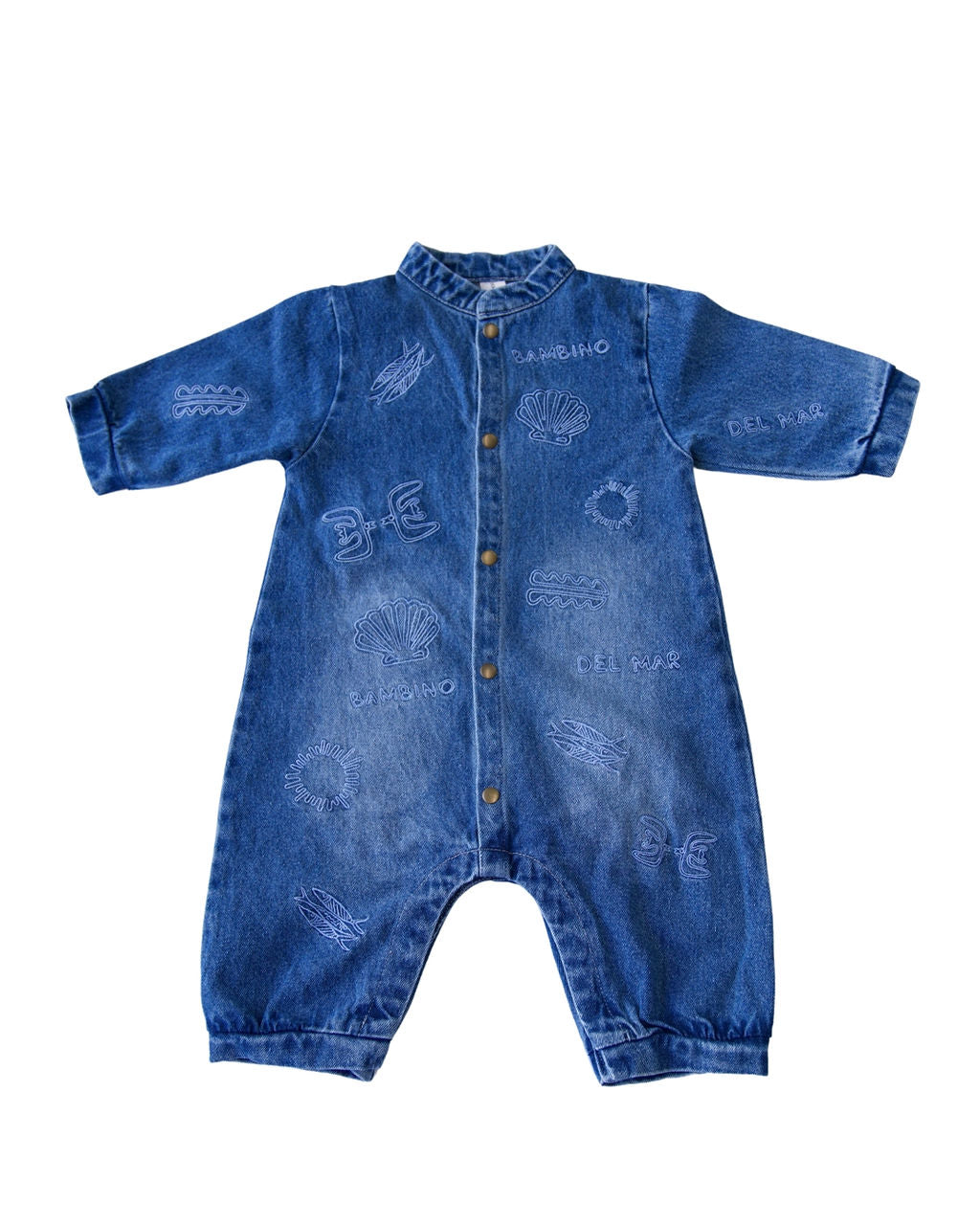 Denim Boiler Suit - Azure