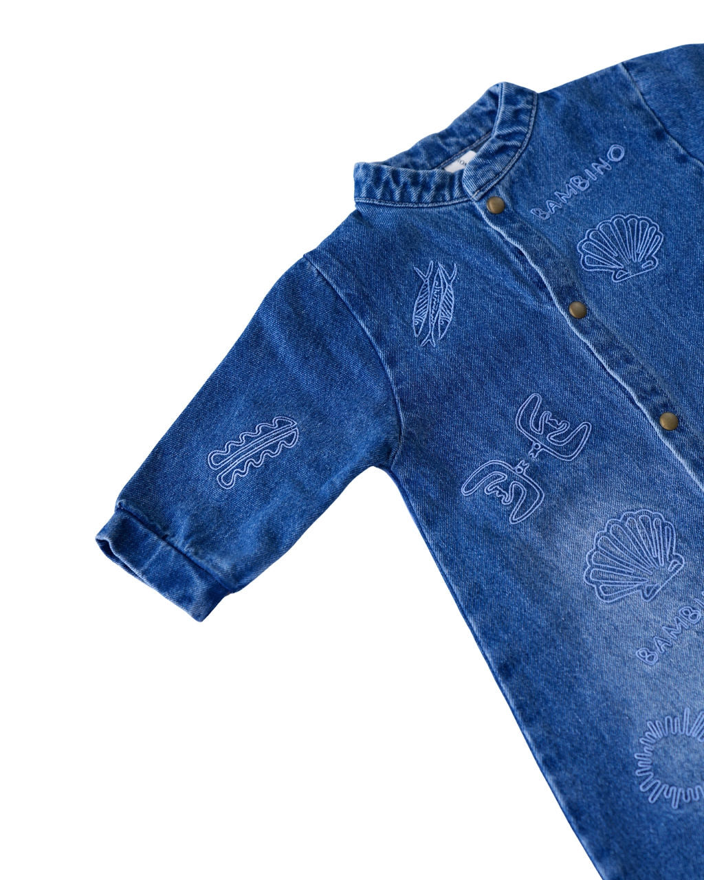 Denim Boiler Suit - Azure