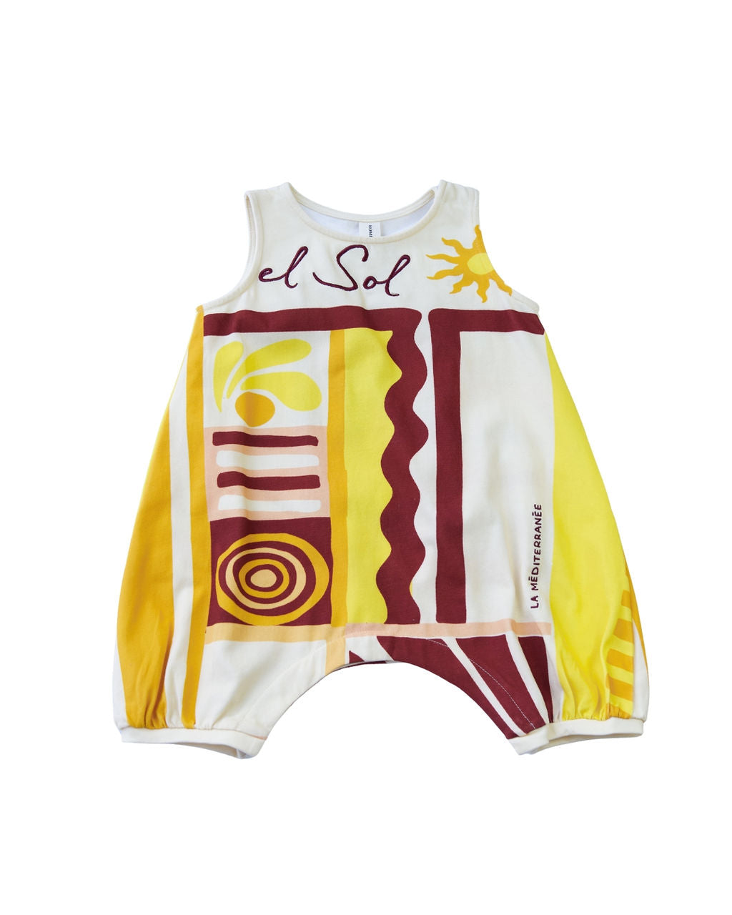 Terry Sleeveless Romper - Sol