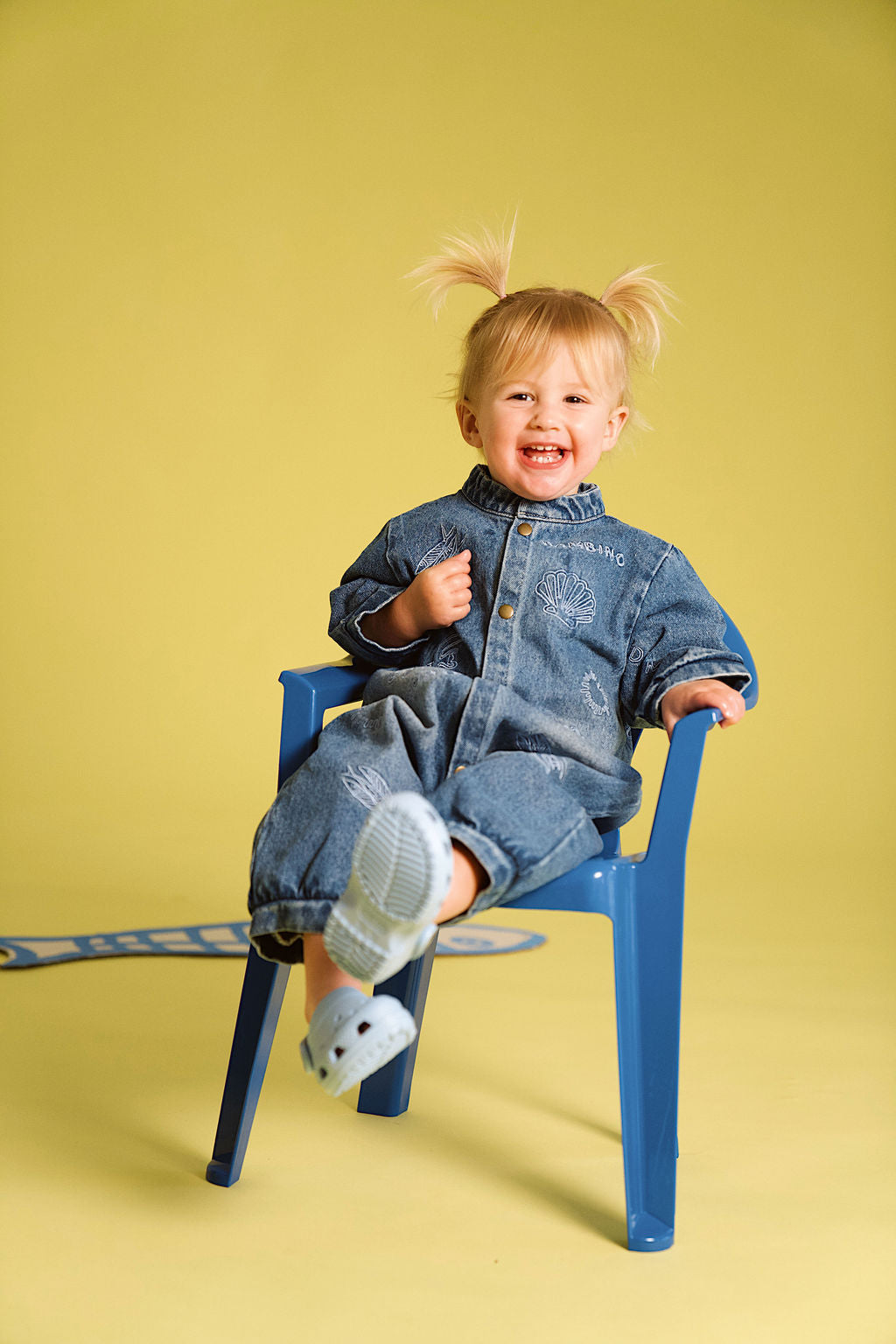 Denim Boiler Suit - Azure