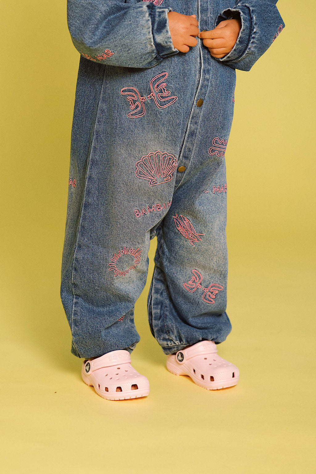 Denim Boiler Suit - Rosa