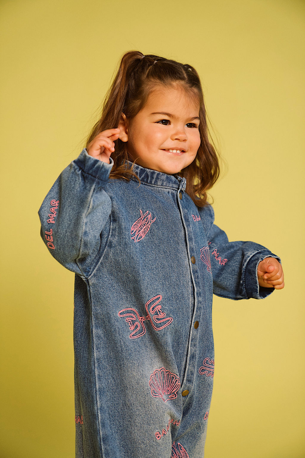 Denim Boiler Suit - Rosa