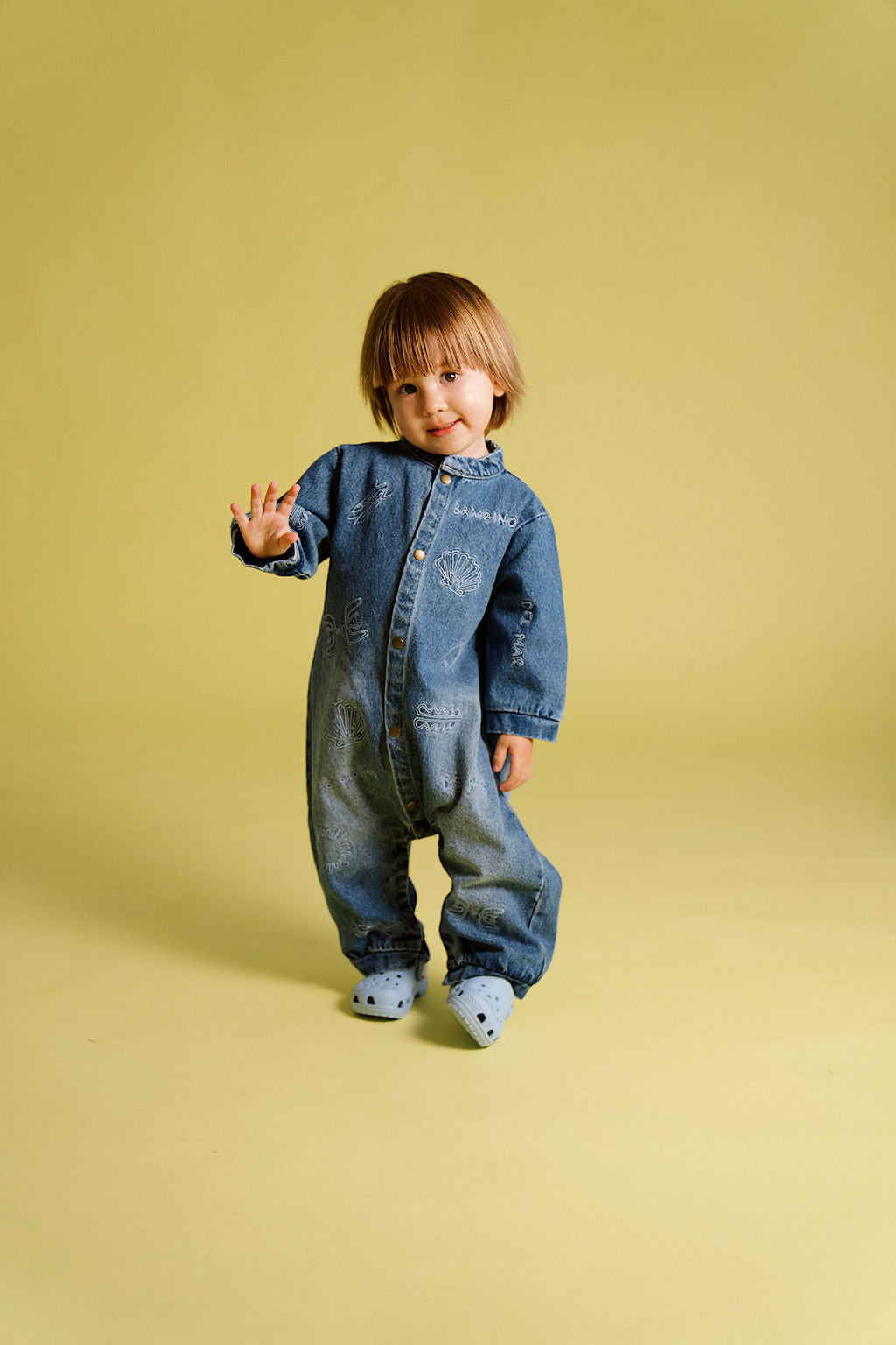 Denim Boiler Suit - Azure