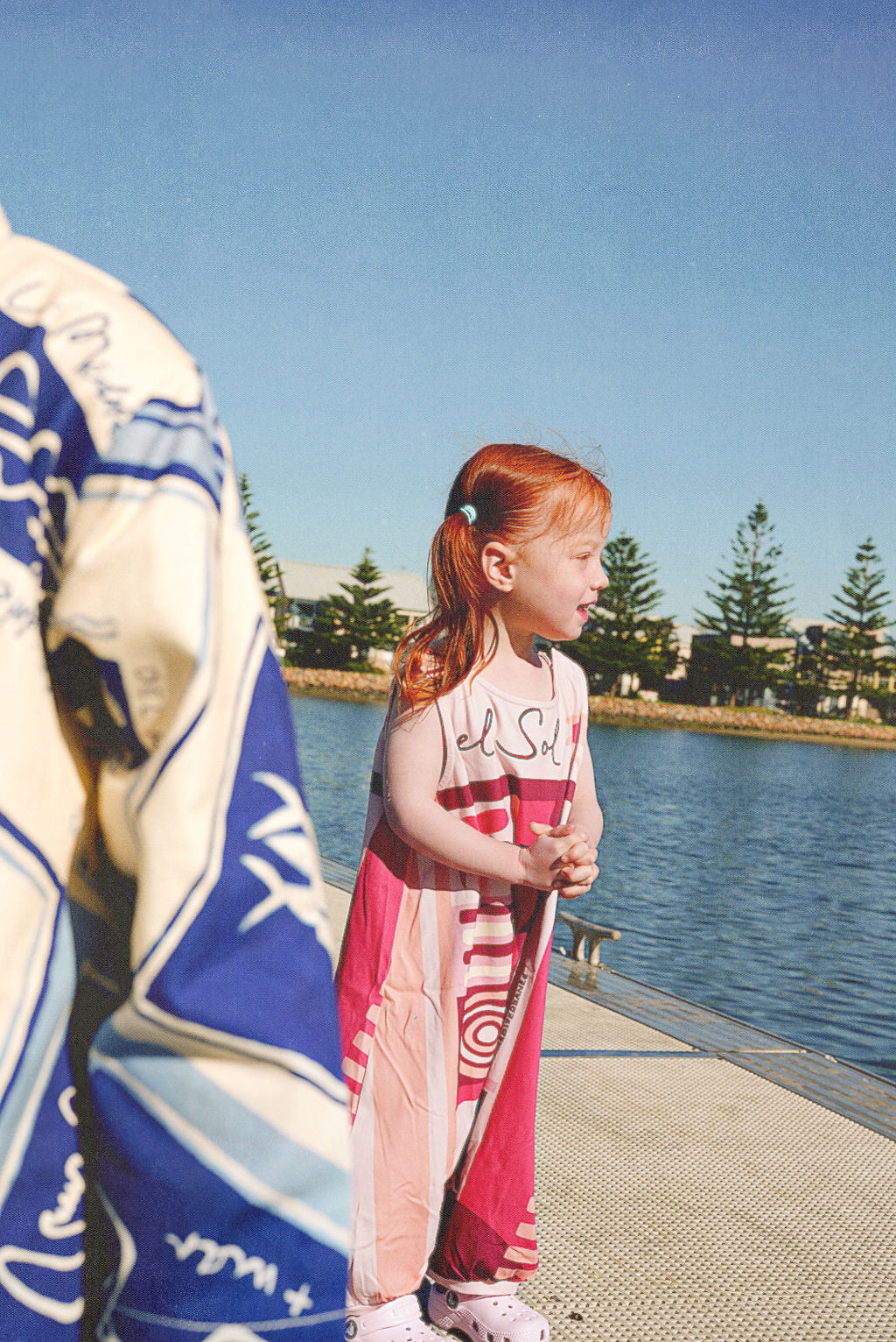 Terry Sleeveless Romper - Rosa