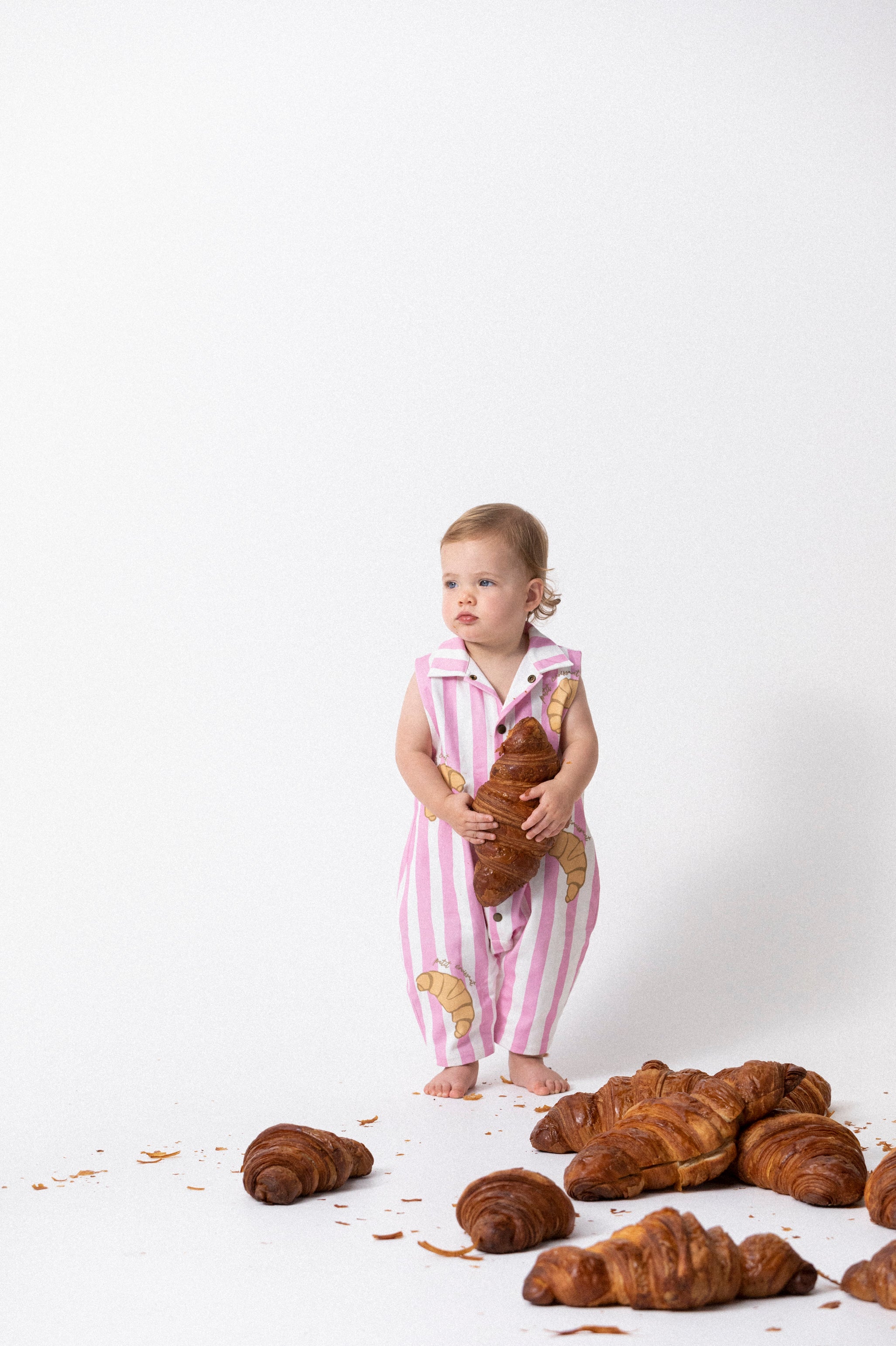Sleeveless Baby Boiler Suit - Floss