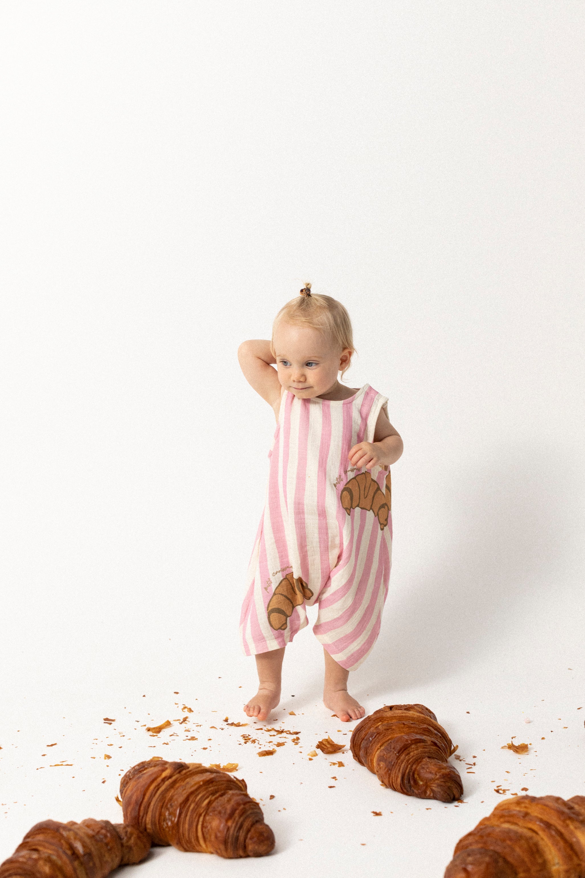 Crepe Baby Romper - Floss
