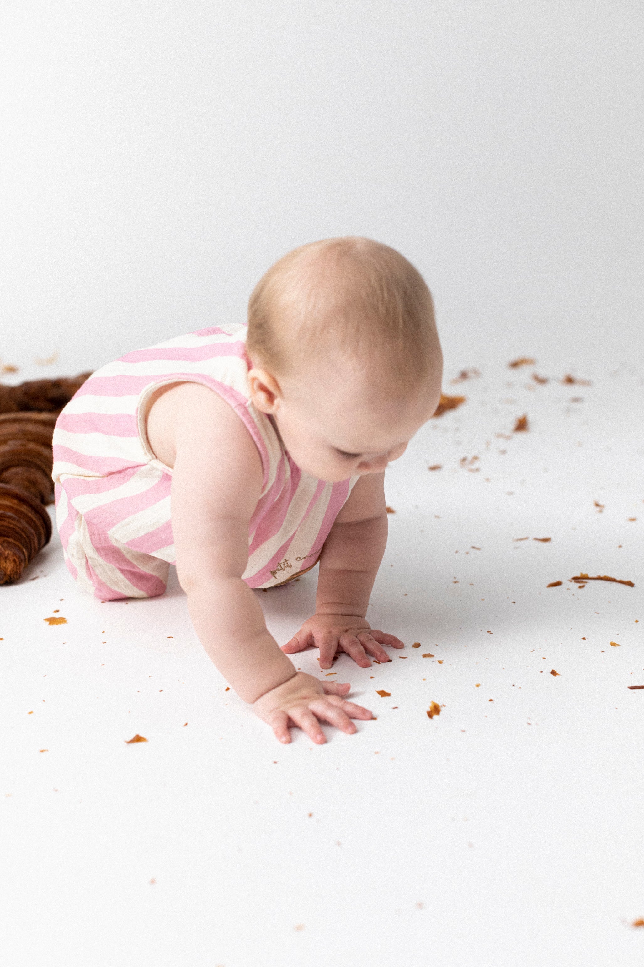 Crepe Baby Romper - Floss