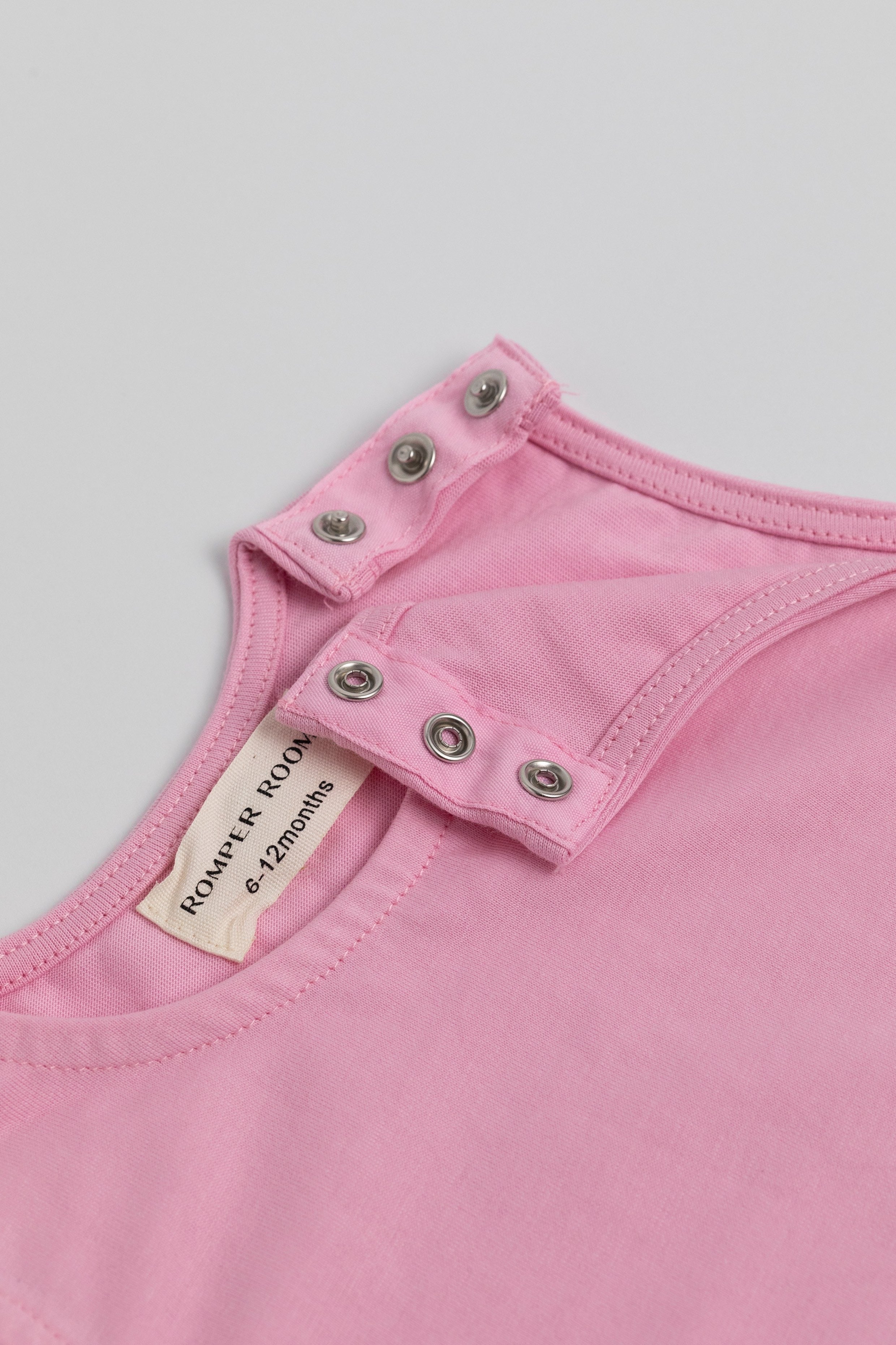 Jersey Short Sleeve Romper - Floss