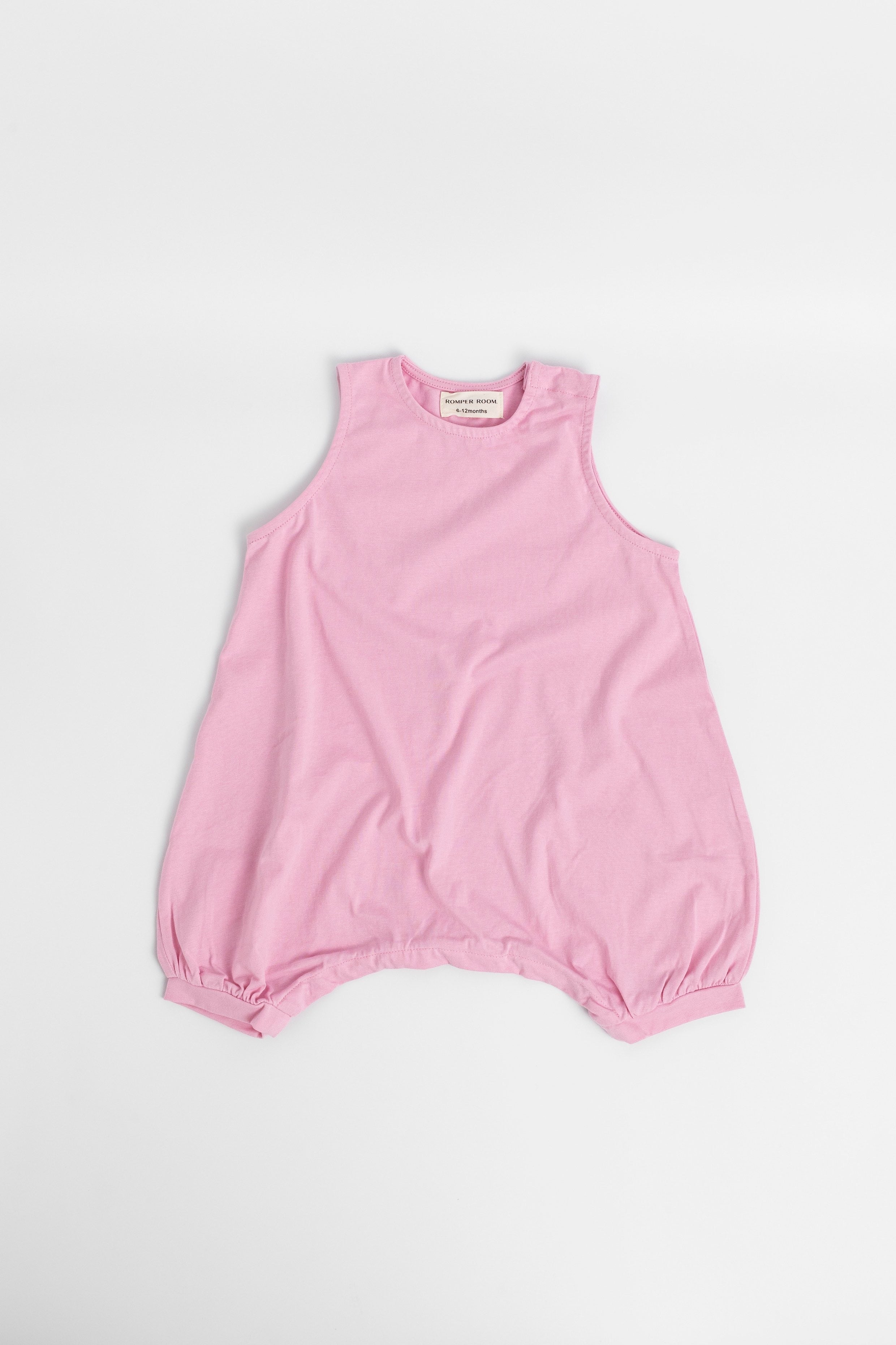 Jersey Short Sleeve Romper - Floss