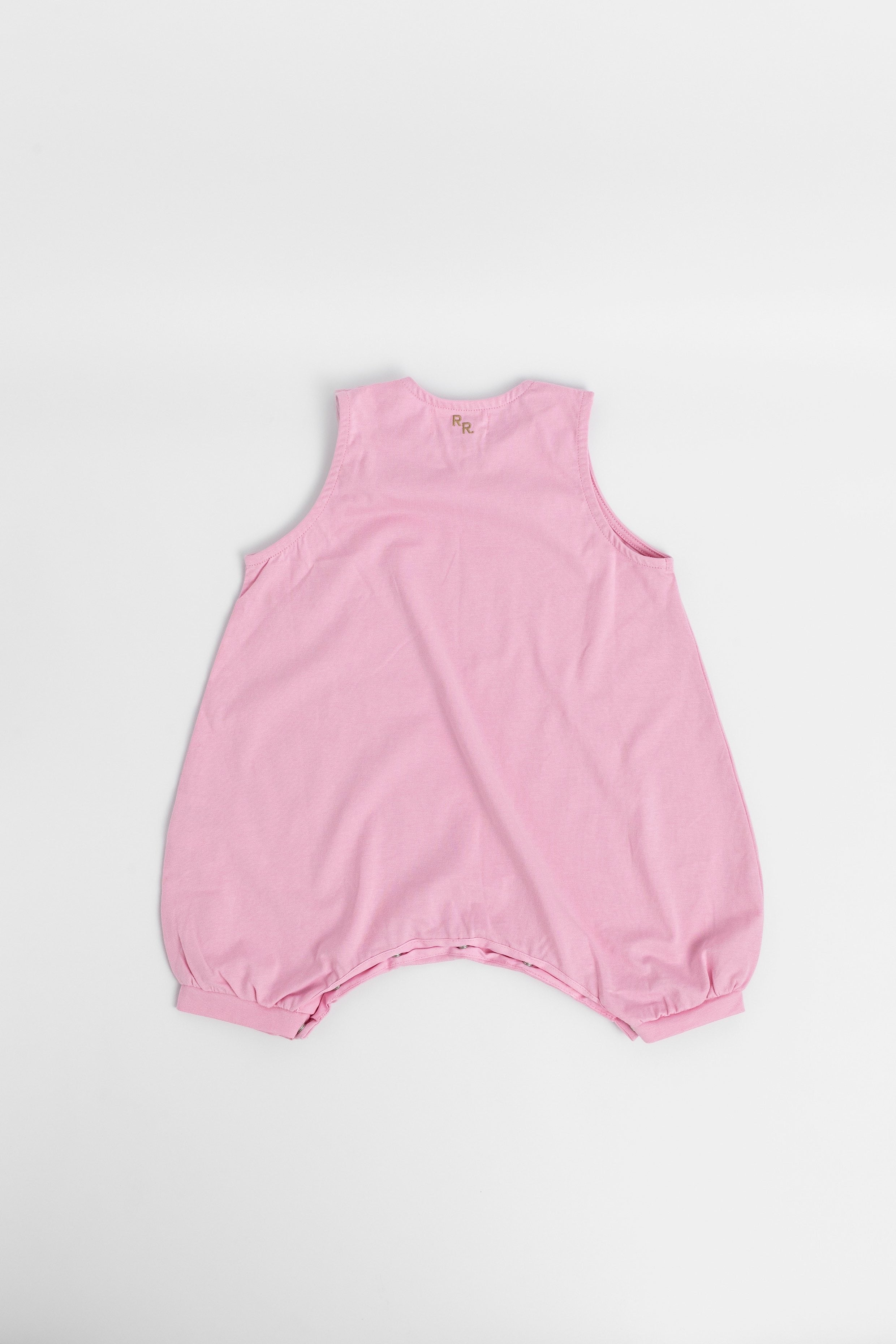 Jersey Short Sleeve Romper - Floss