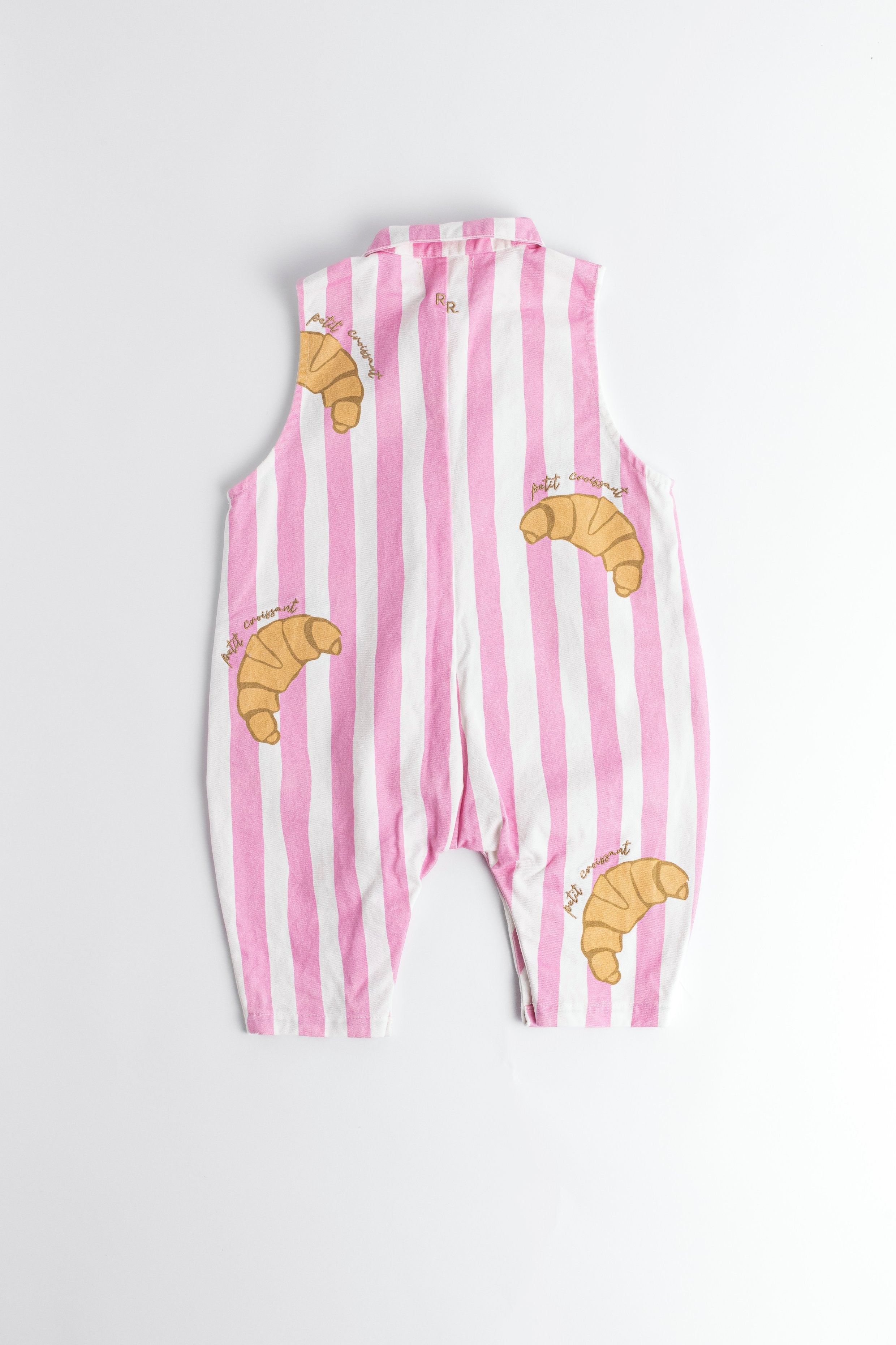 Sleeveless Baby Boiler Suit - Floss