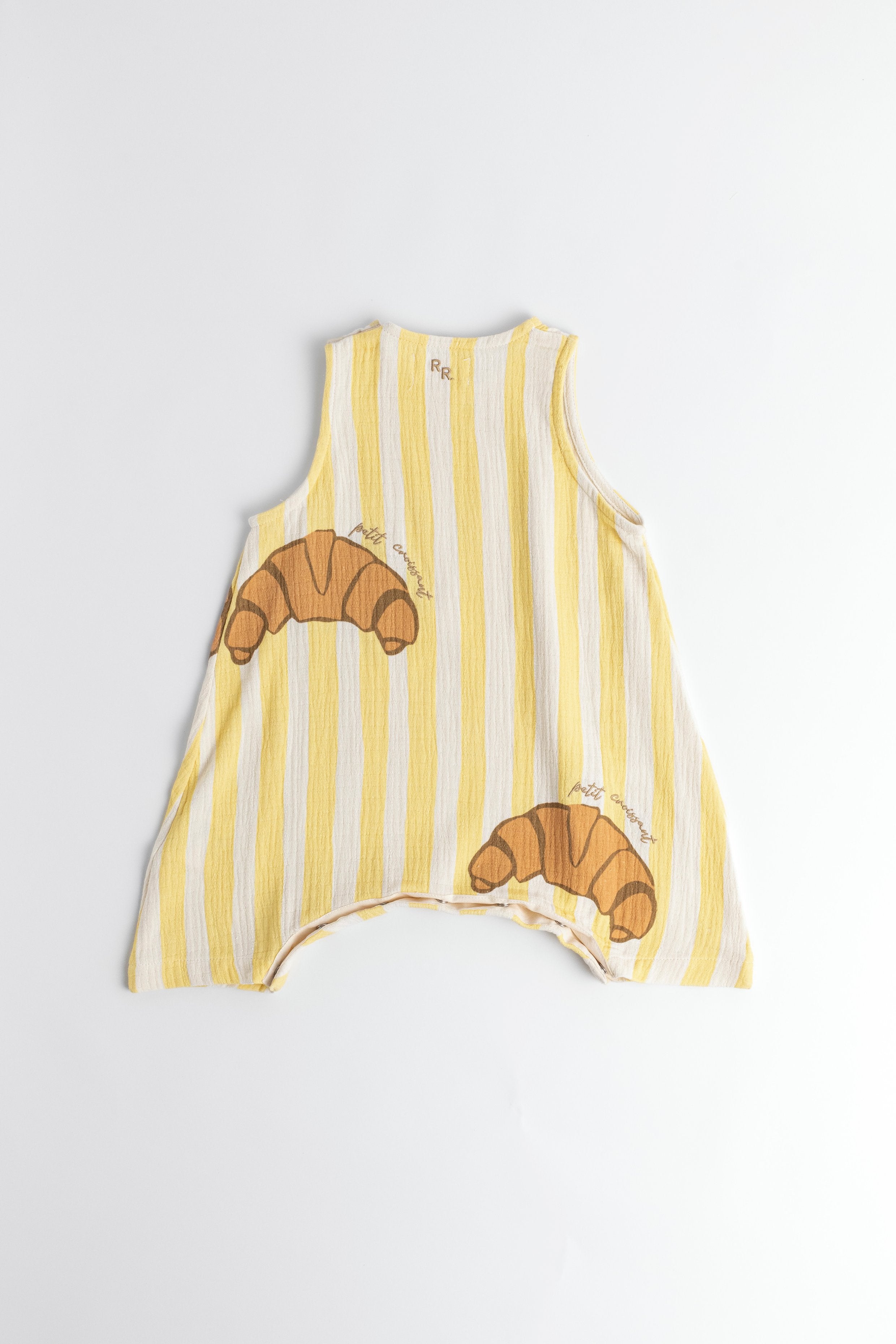 Crepe Baby Romper - Lemon