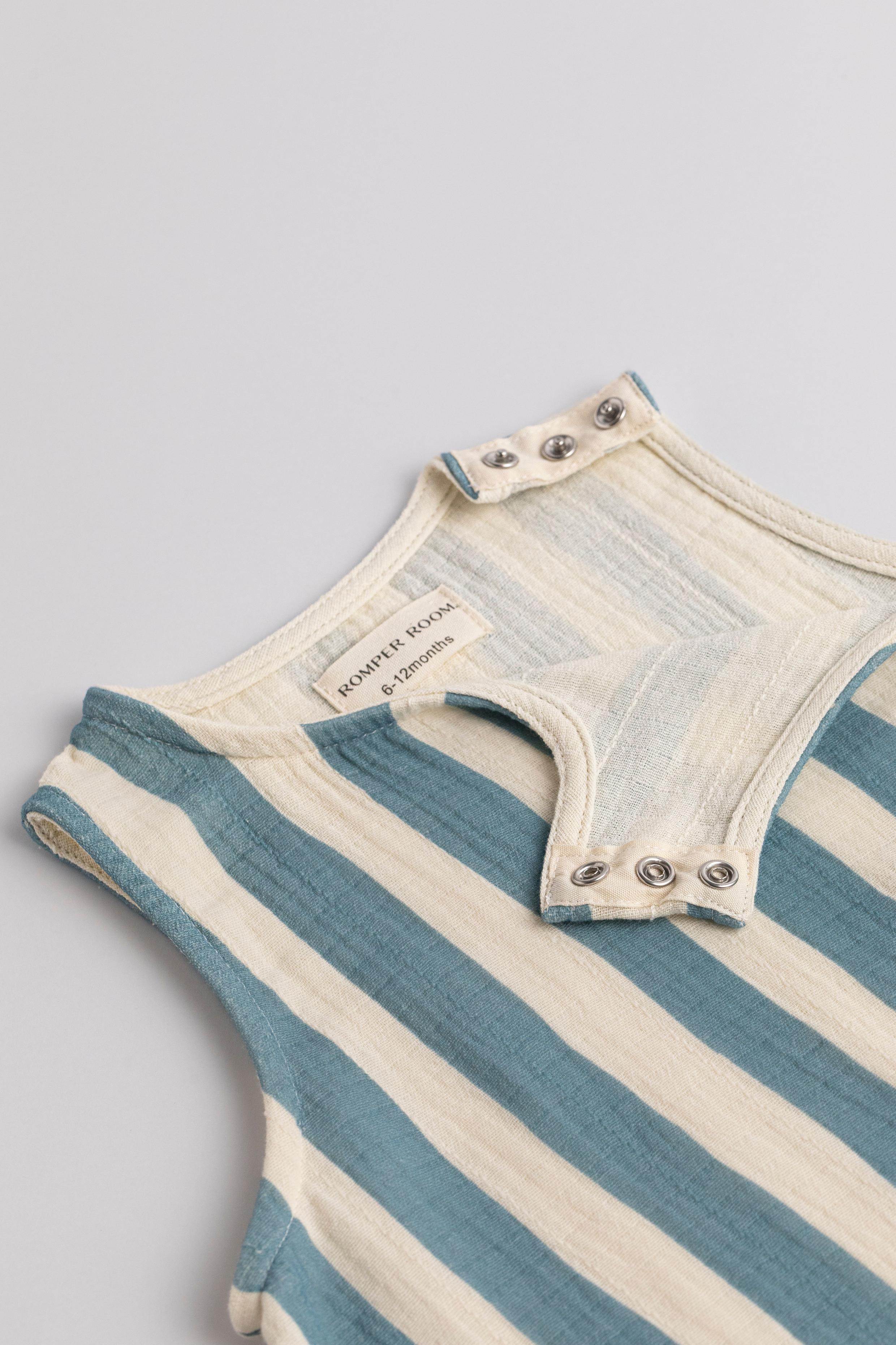 Crepe Romper - Sky