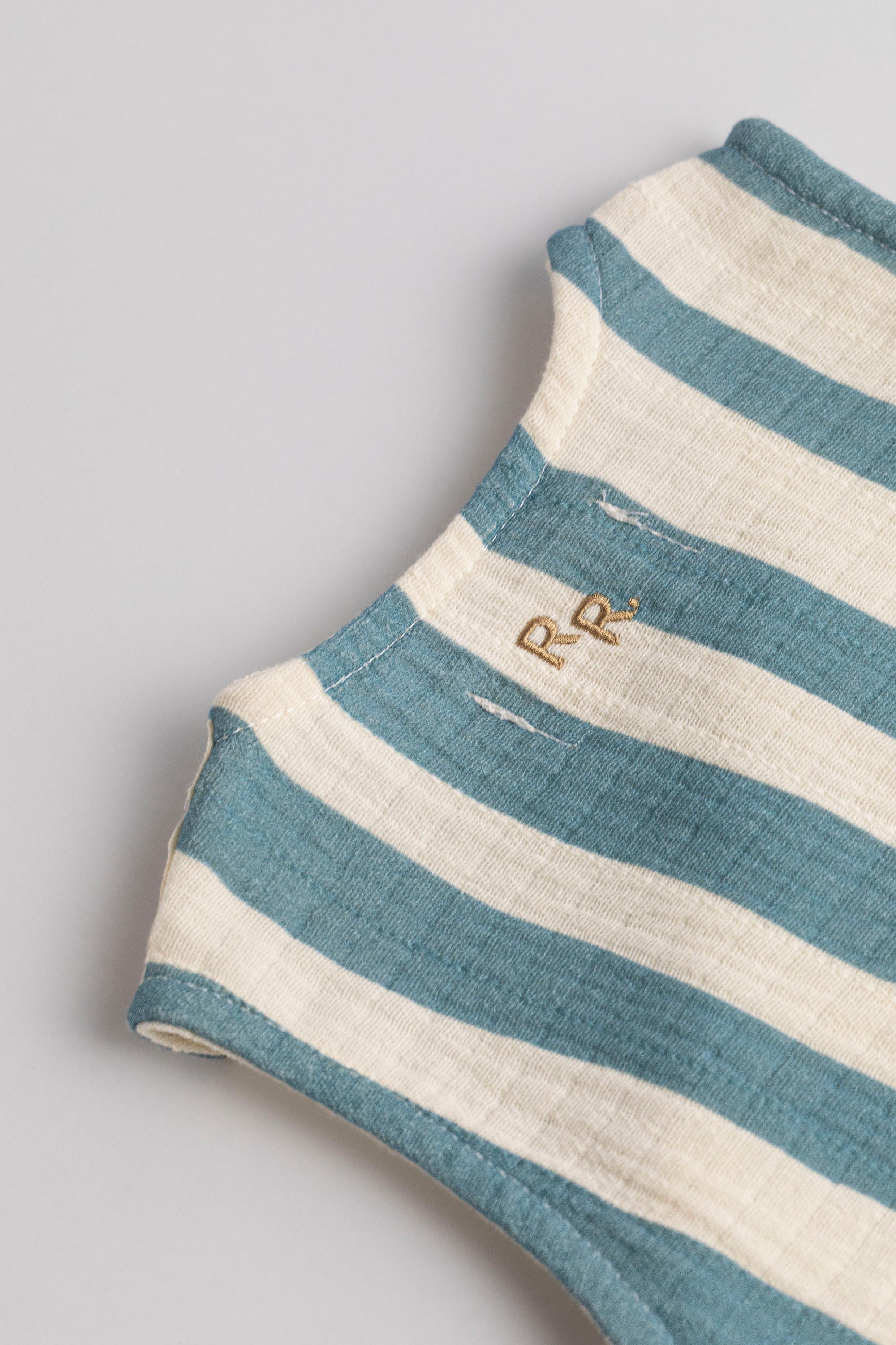 Crepe Romper - Sky