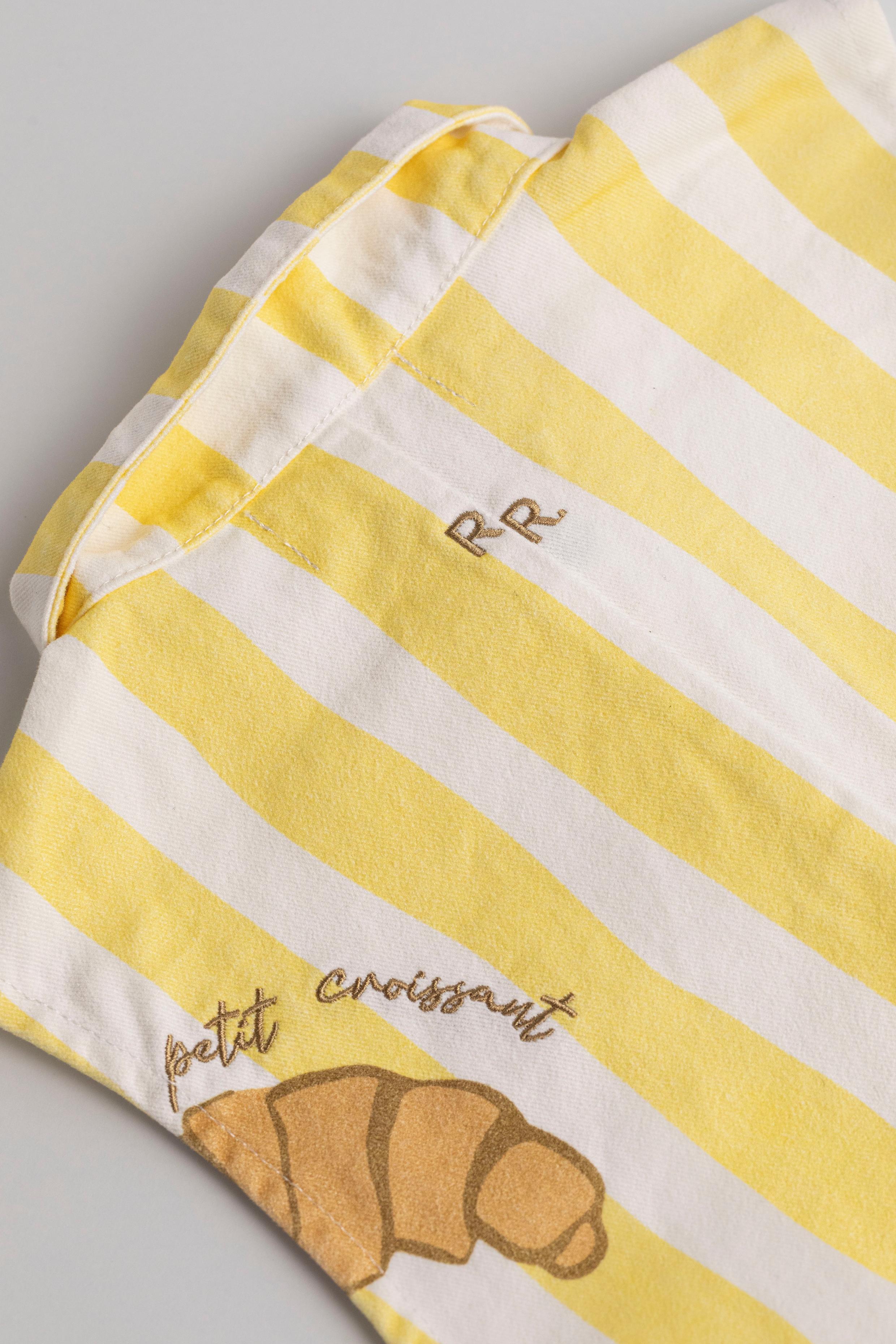 Sleeveless Baby Boiler Suit - Lemon