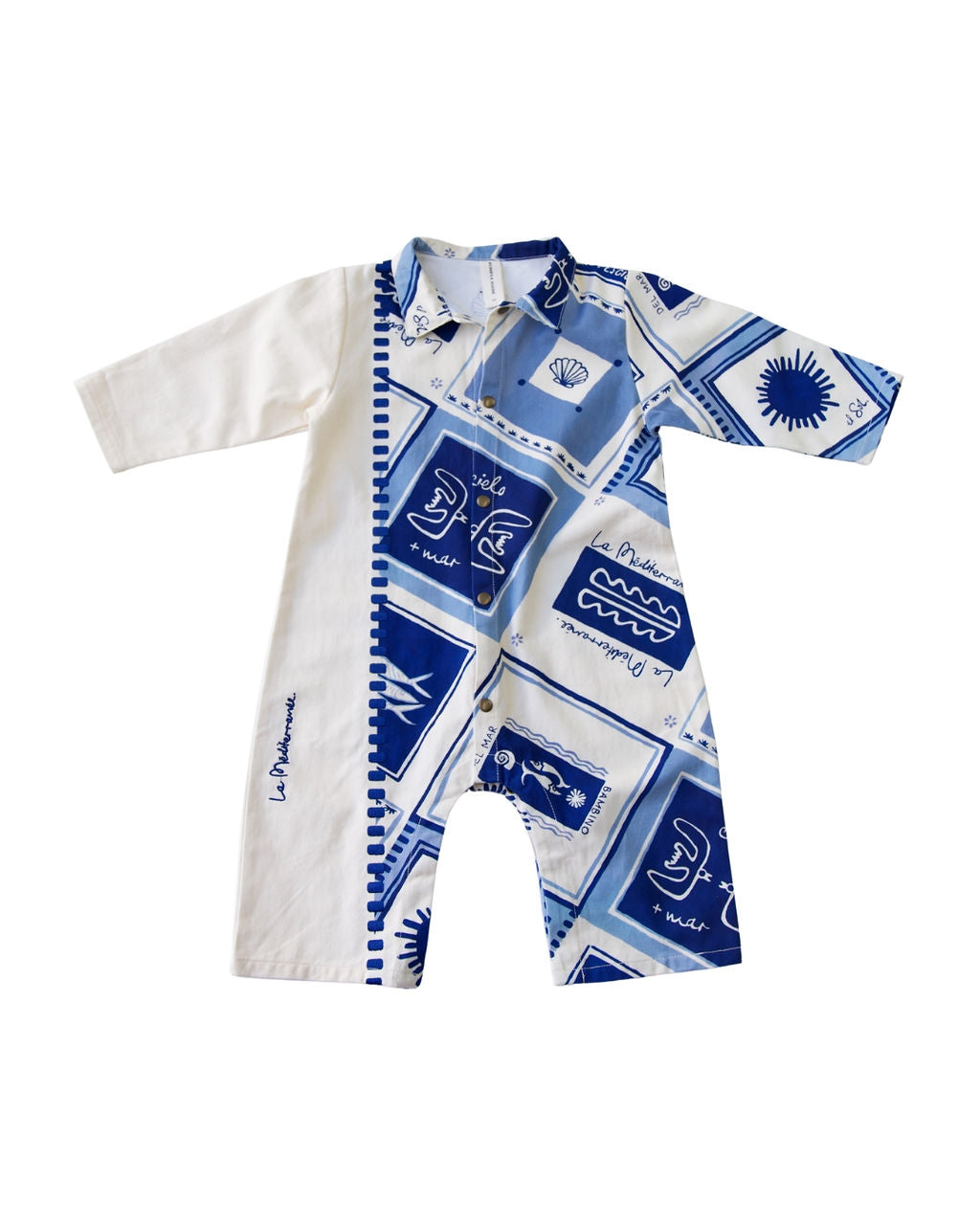 Cotton Boiler Suit - Azure