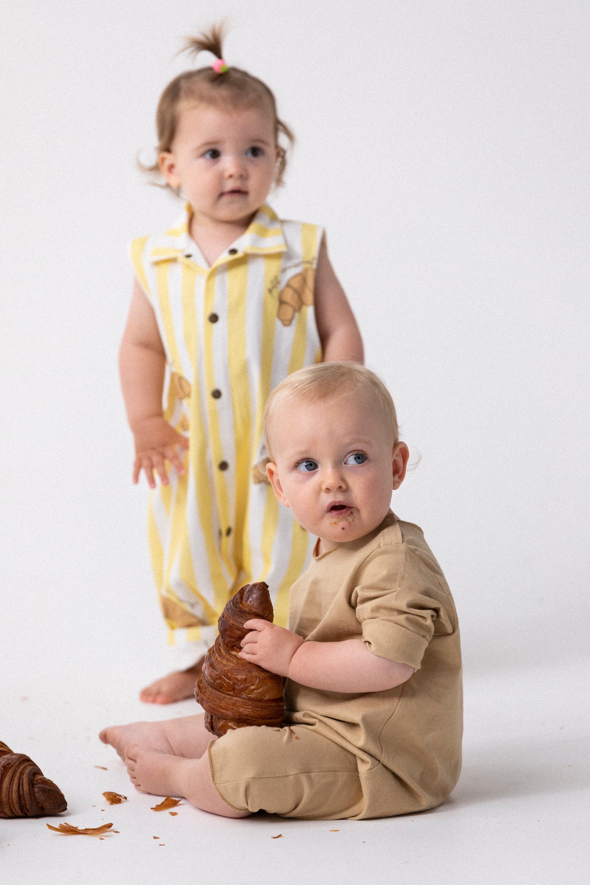 Jersey Romper - Crème