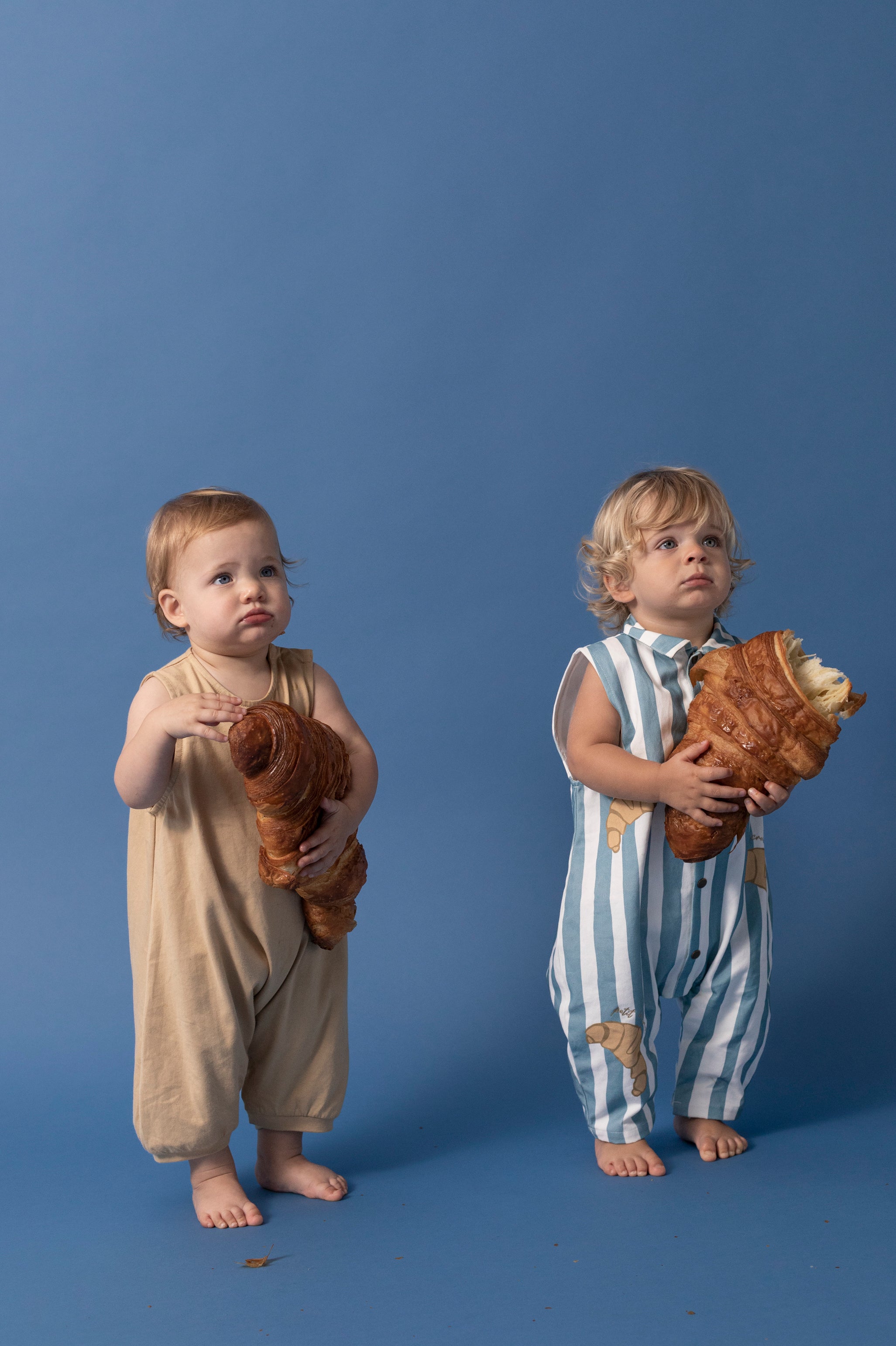 Jersey Short Sleeve Romper - Crème