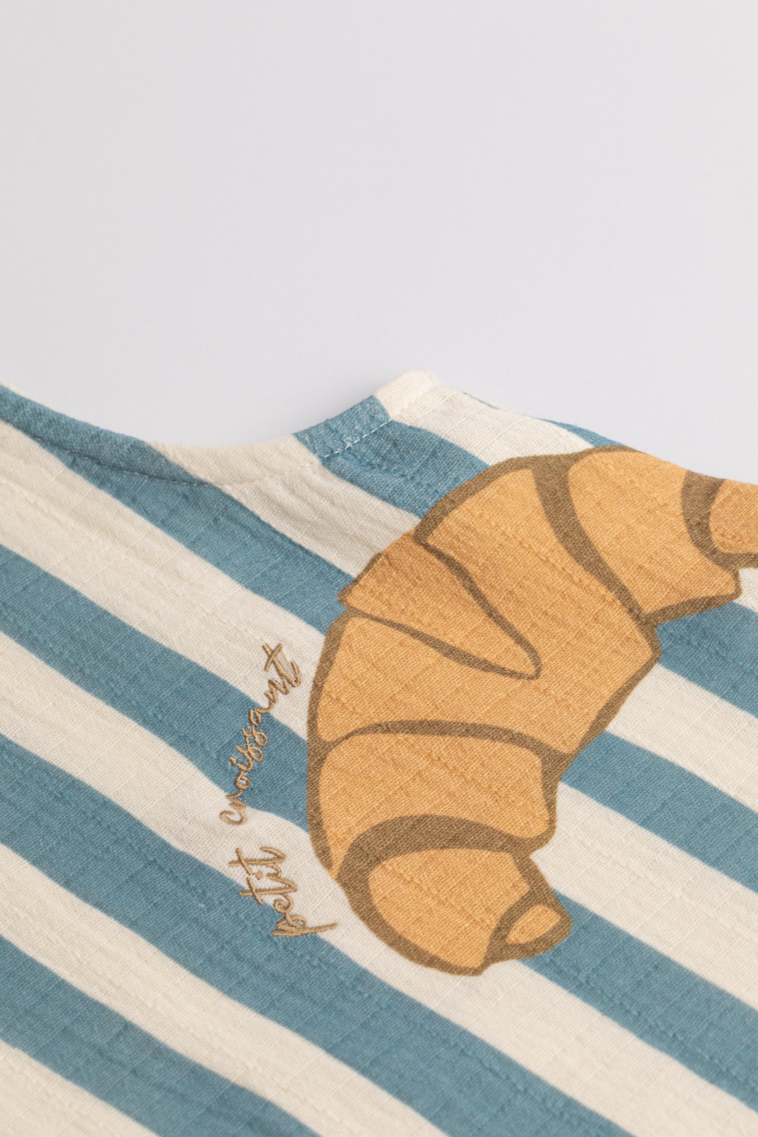 Agathe Crepe Romper - Sky